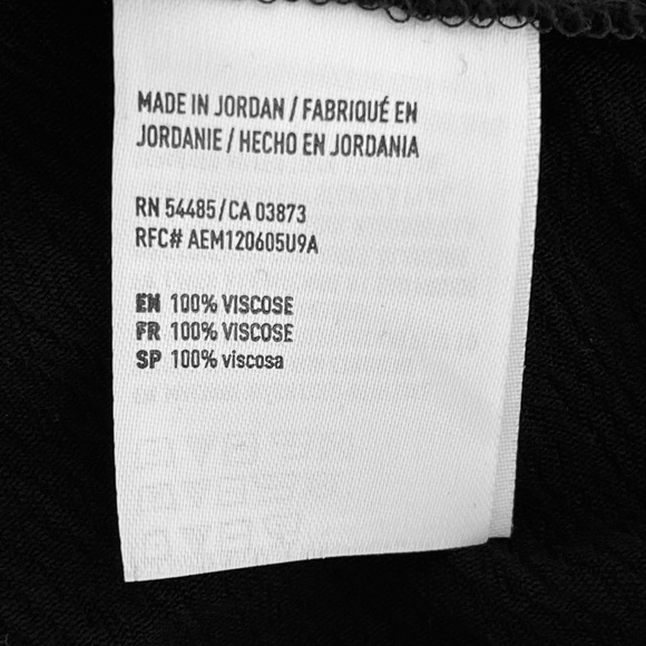 AMERICAN EAGLE OUTFITTERS tie front long sleeve SOLID BLACK Versatile blouse XS - Picture 6 of 9